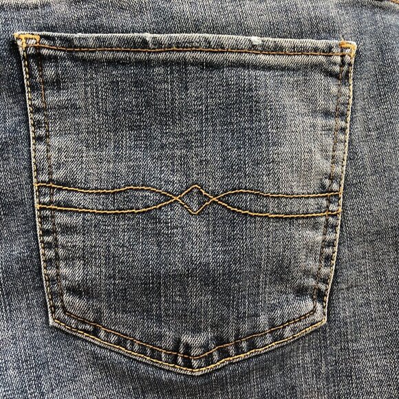 Lucky Brand Womens Jeans Size 10/30 Sweet Crop Straight Leg Classic Blue Denim - Picture 12 of 15